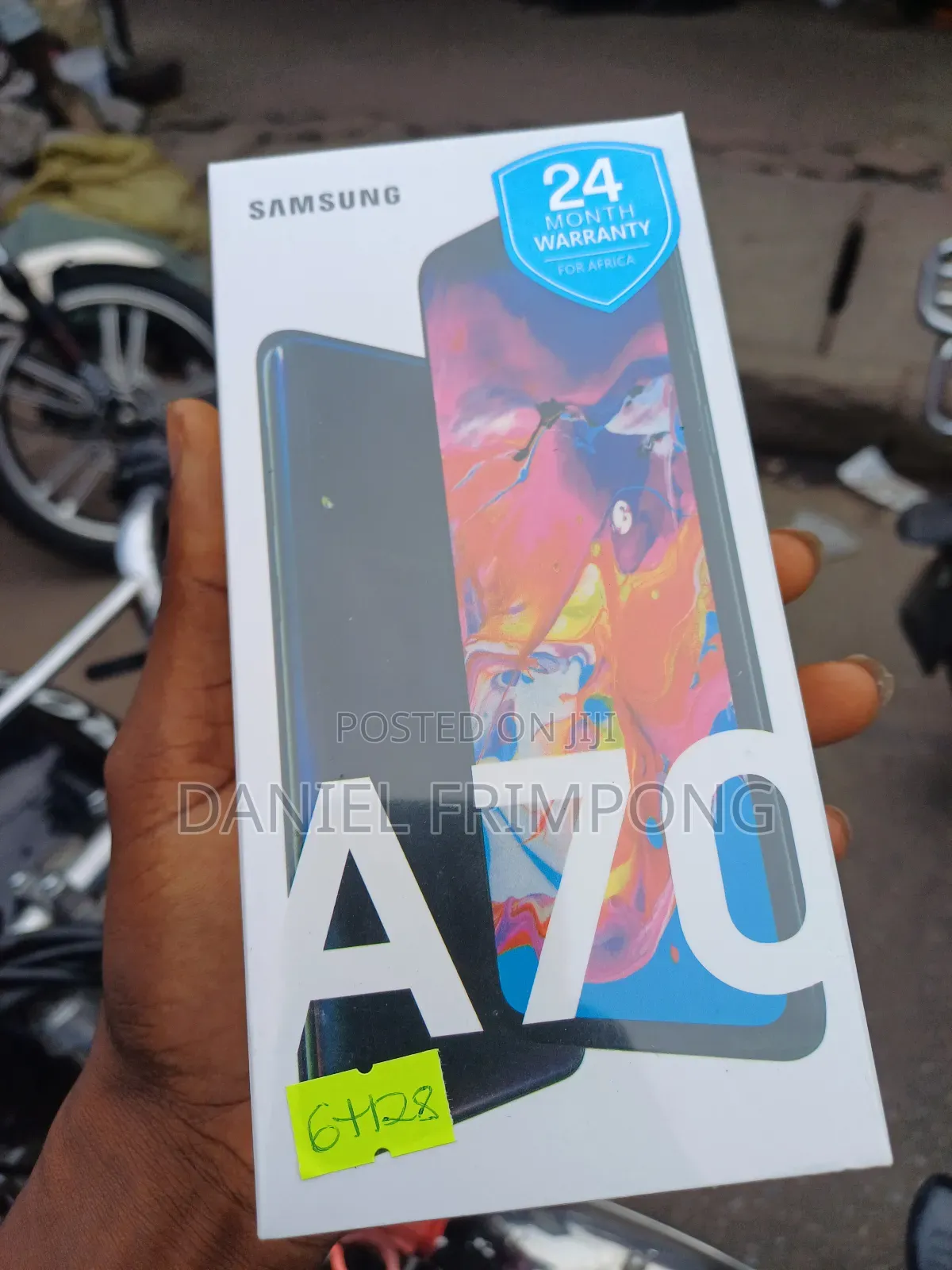 New Samsung Galaxy A70 128 GB Black
