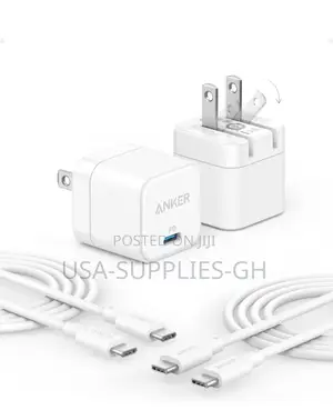 Anker 20w Usb C Fast Charger Block With 5ft Cable From Usa