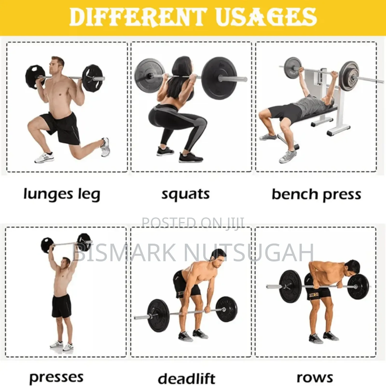 Olympic Barbell Weightlifting Bar