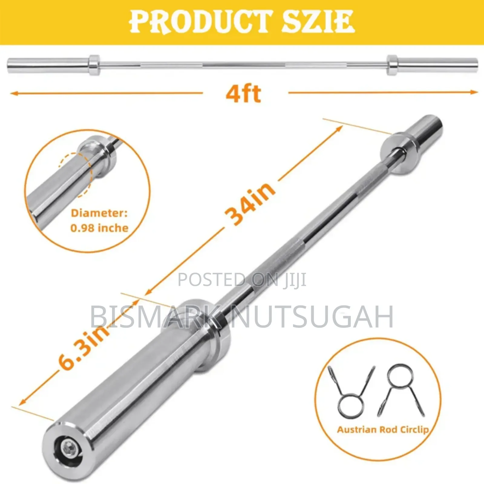 Olympic Barbell Weightlifting Bar