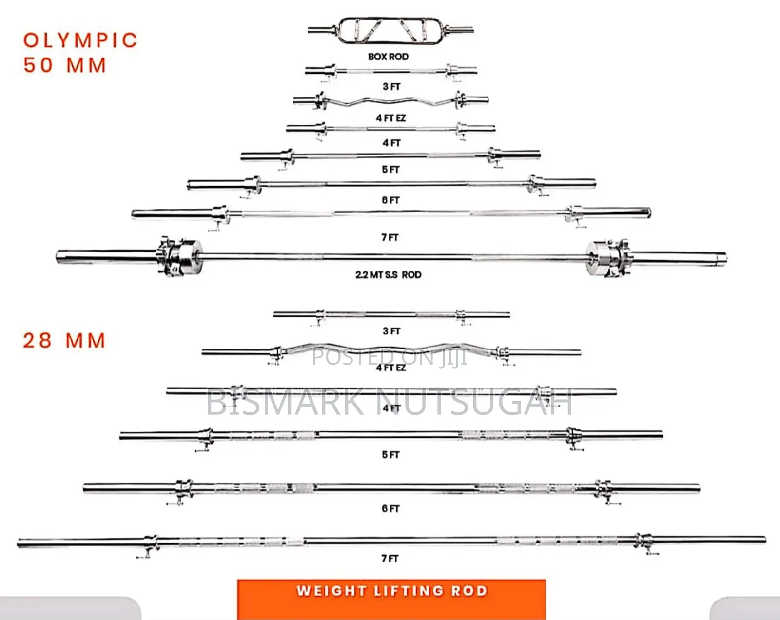 Olympic Barbell Weightlifting Bar
