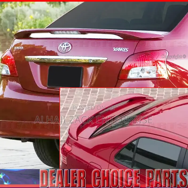 Toyota Yaris 2009 Salon Boot Spoiler With Light
