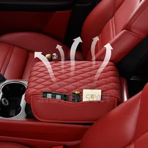 Premium Car Center Armrest Cushion With Storage Pocket