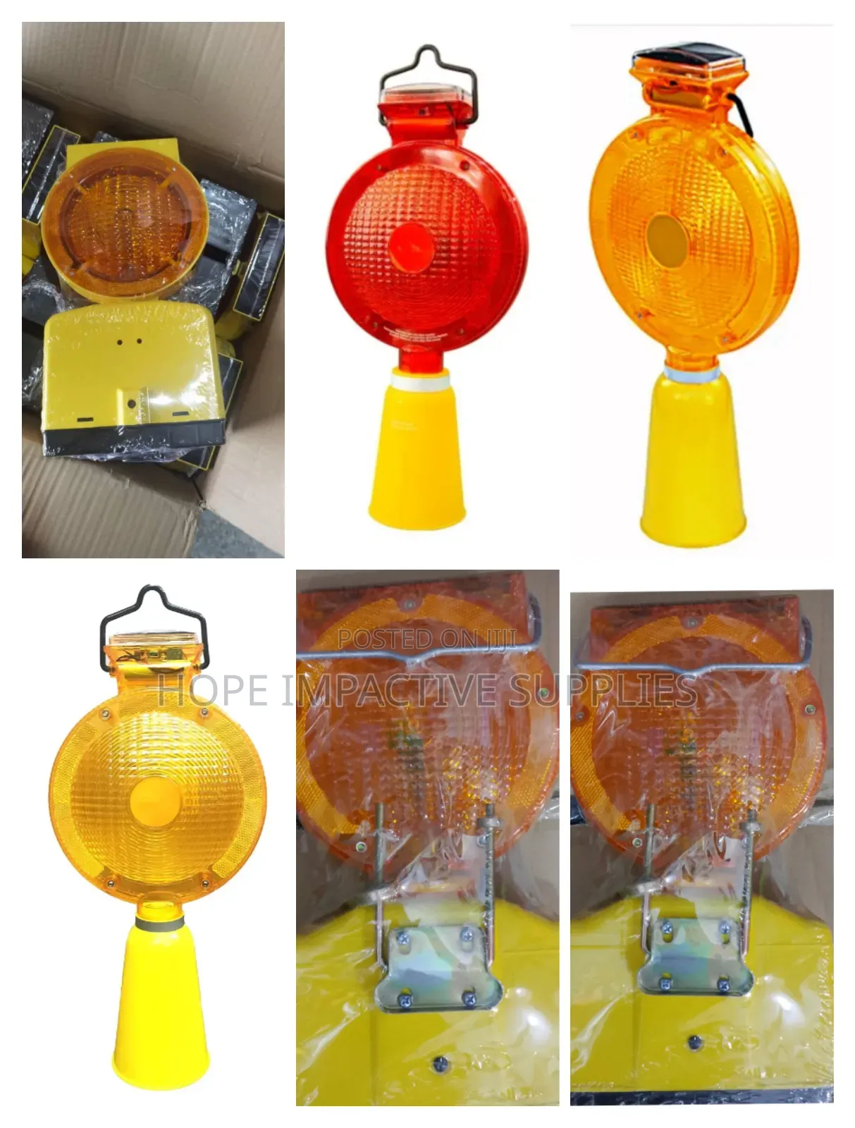 Construction Solar Warning Led Light.