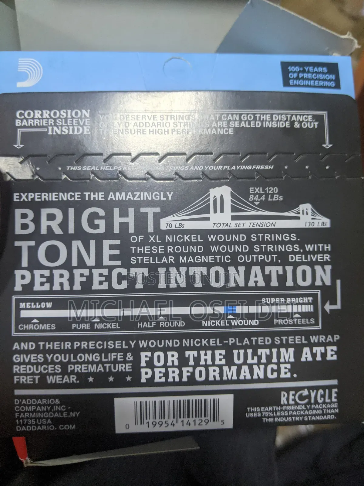 Acoustic , Lead and Base Guitar Strings