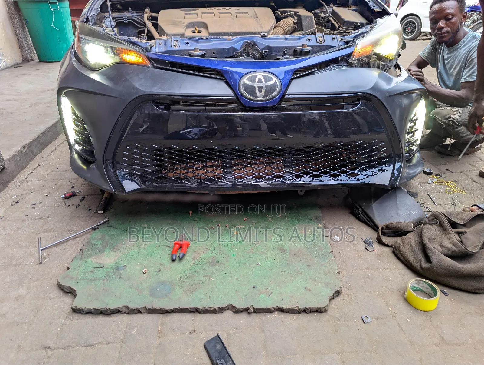 Toyota Corolla 2014,2015,2016 Bumper Upgrade to 2017,2018,19