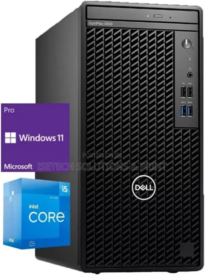 New Desktop Computer Dell OptiPlex 3000 MT 8GB Intel Core i5 HDD+SSD 1T