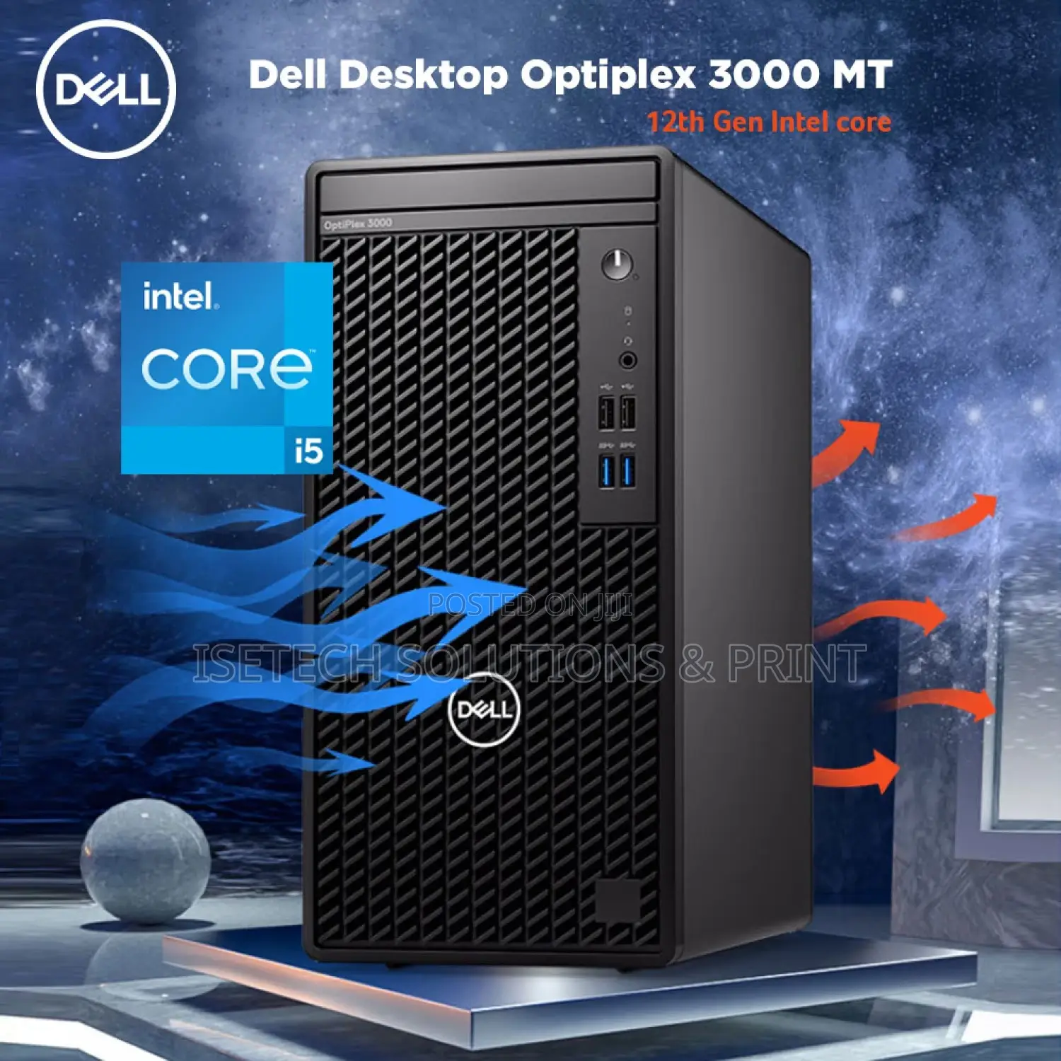 New Desktop Computer Dell OptiPlex 3000 MT 8GB Intel Core i5 HDD+SSD 1T