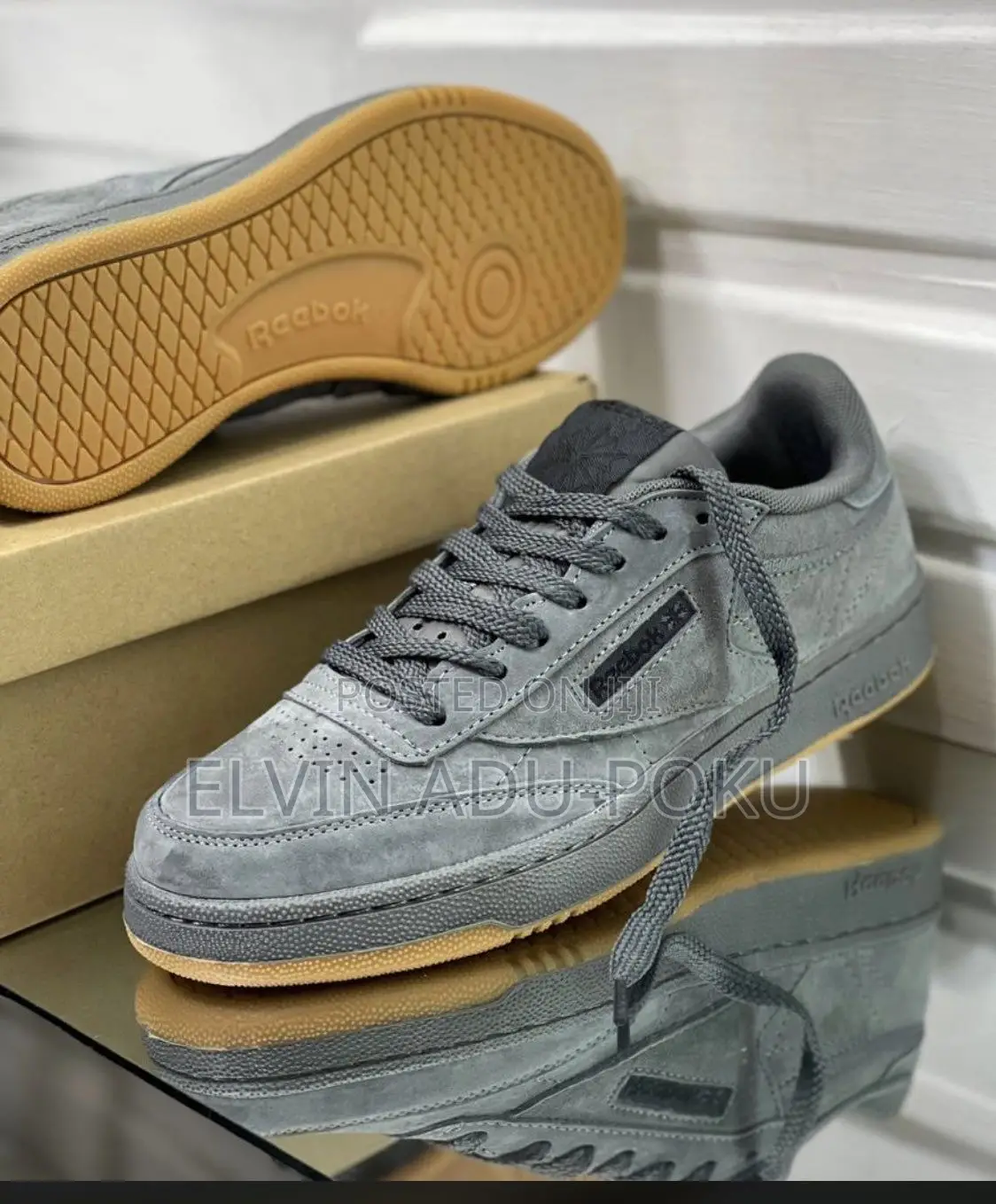 Reebok Gray Low Classic Sneaker