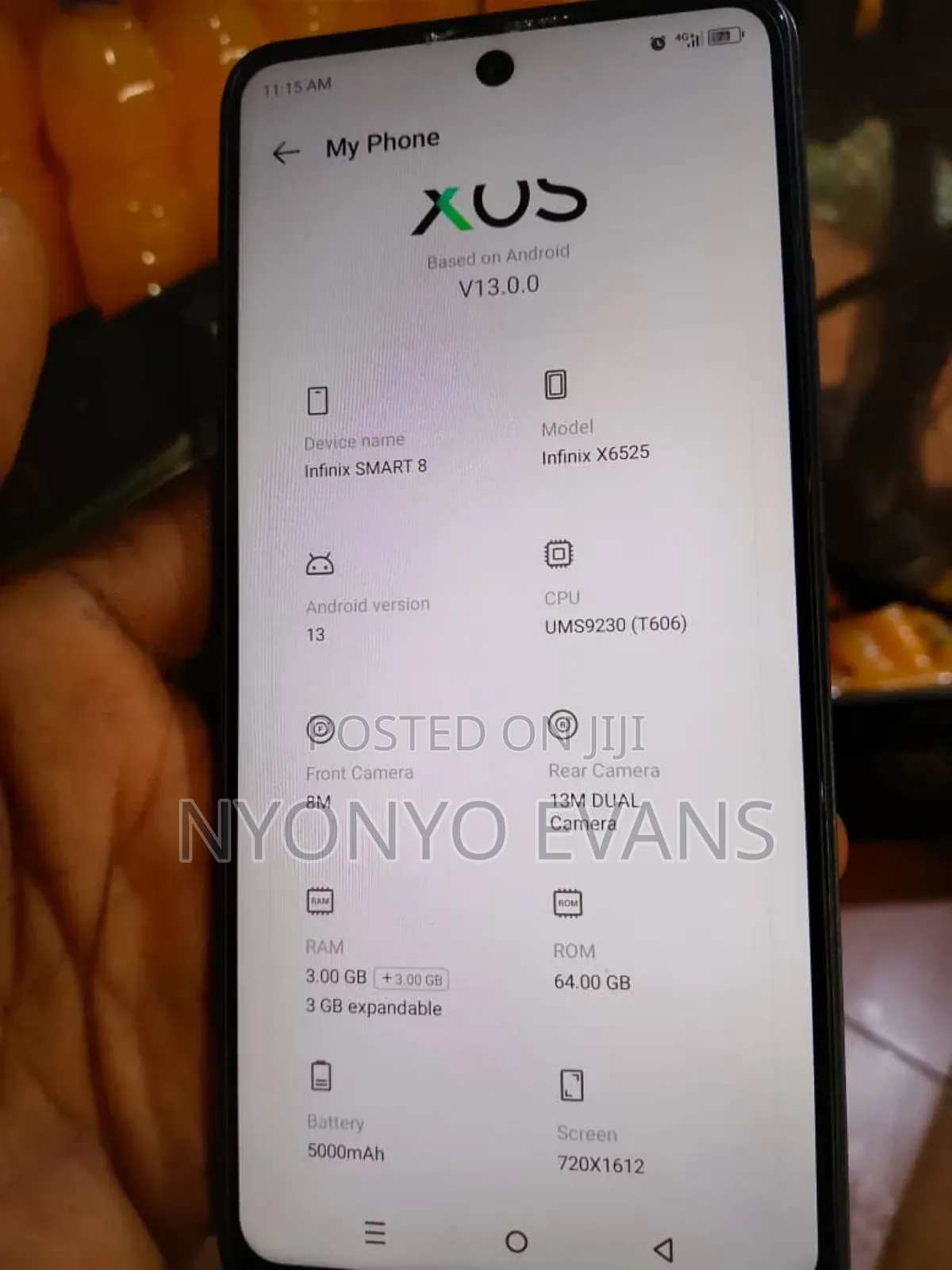 Infinix Smart 8 64 GB Black