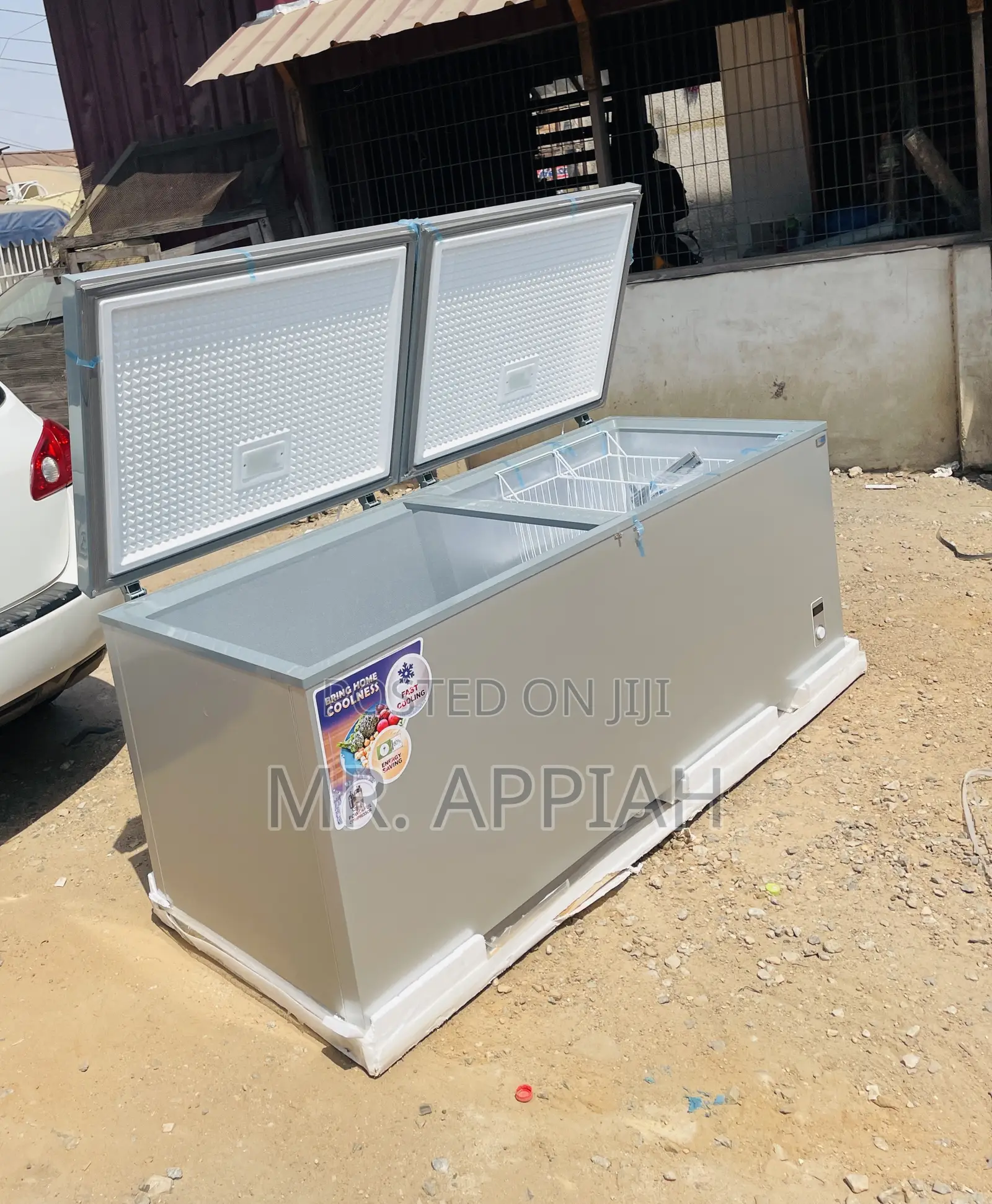 Buy Affordable Nas 1200fl 800l 2 Door Chest Freezer(Gray)
