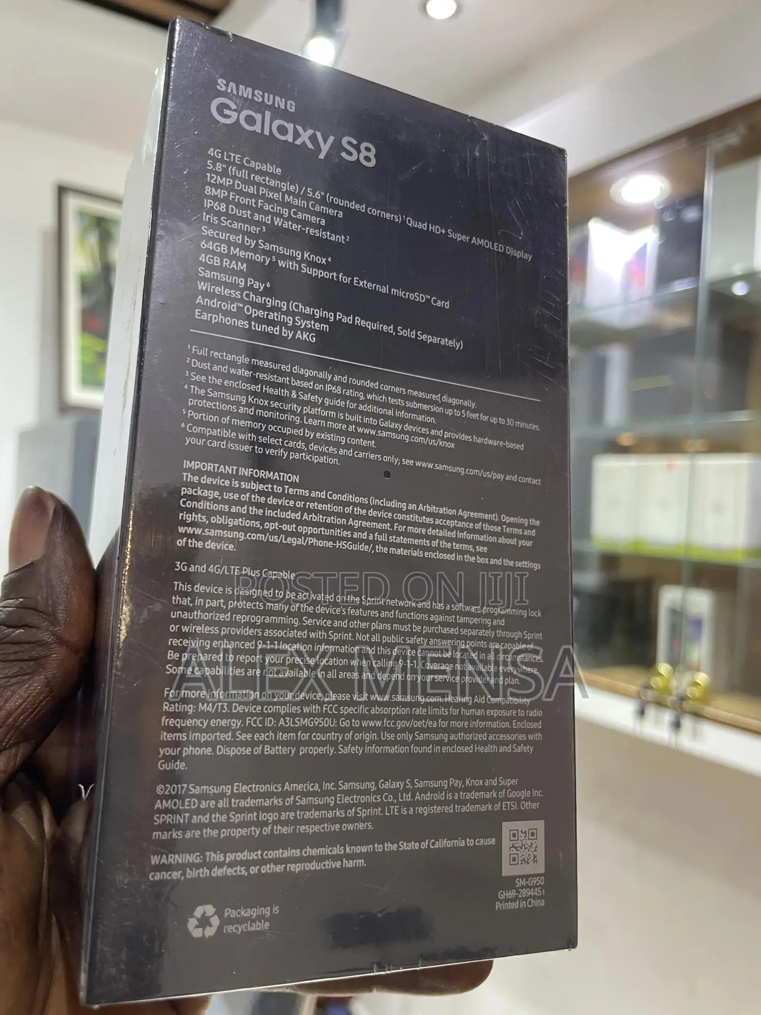 New Samsung Galaxy S8 64 GB Silver