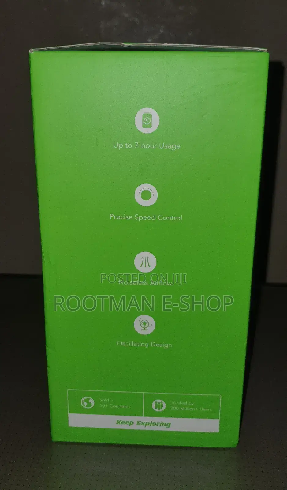 Desk Top/ Table Chargeable Fan (Long Hours)