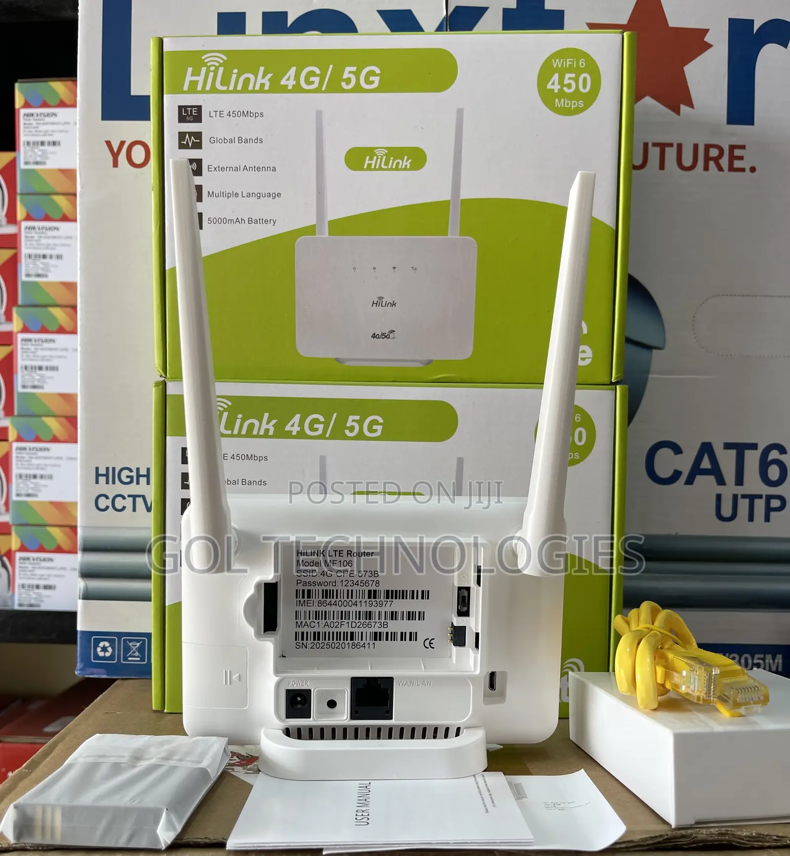 4g /5g Universal Router Hilink Wifi 6 Higher Speed Router