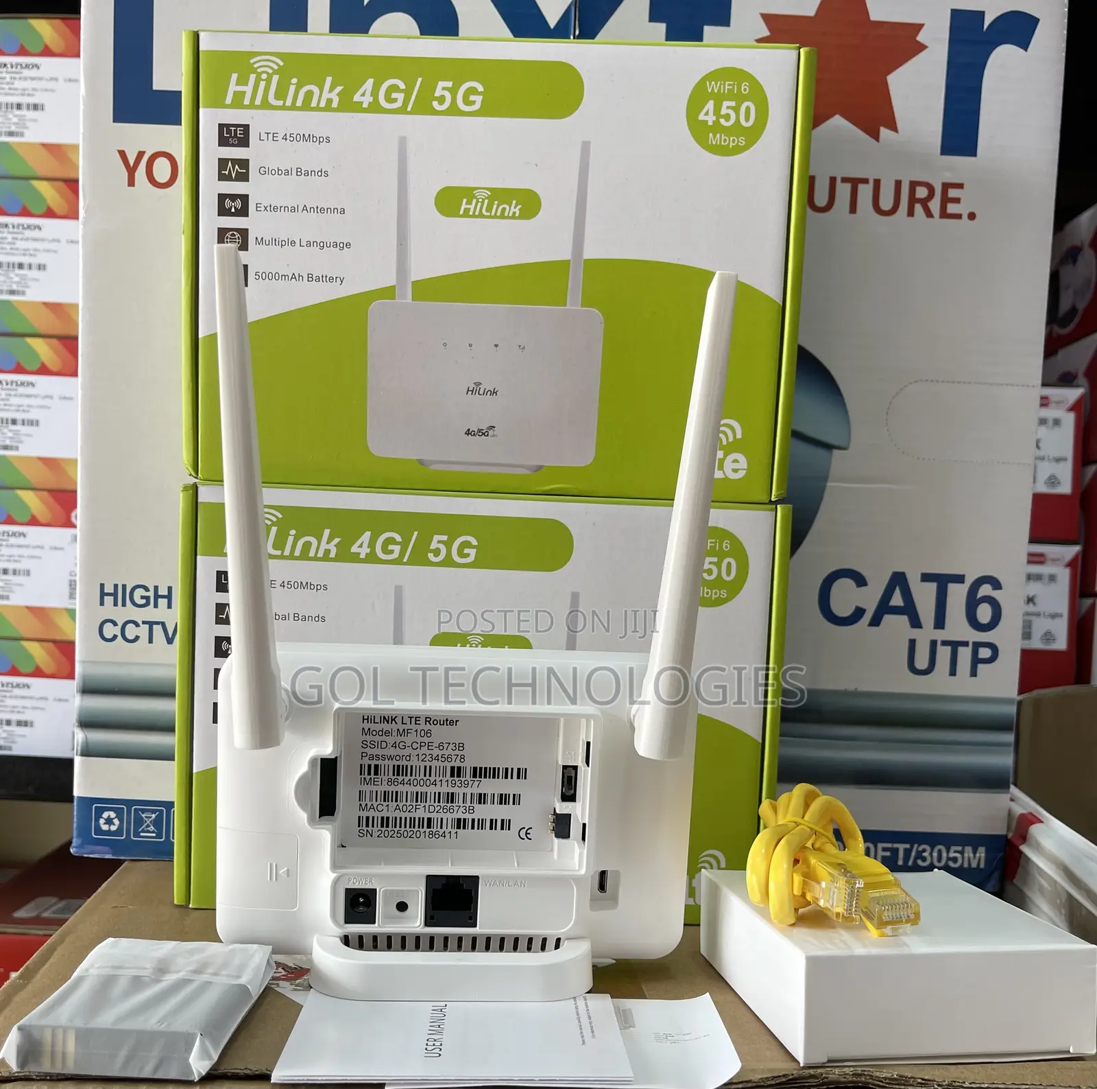 4g /5g Universal Router Hilink Wifi 6 Higher Speed Router