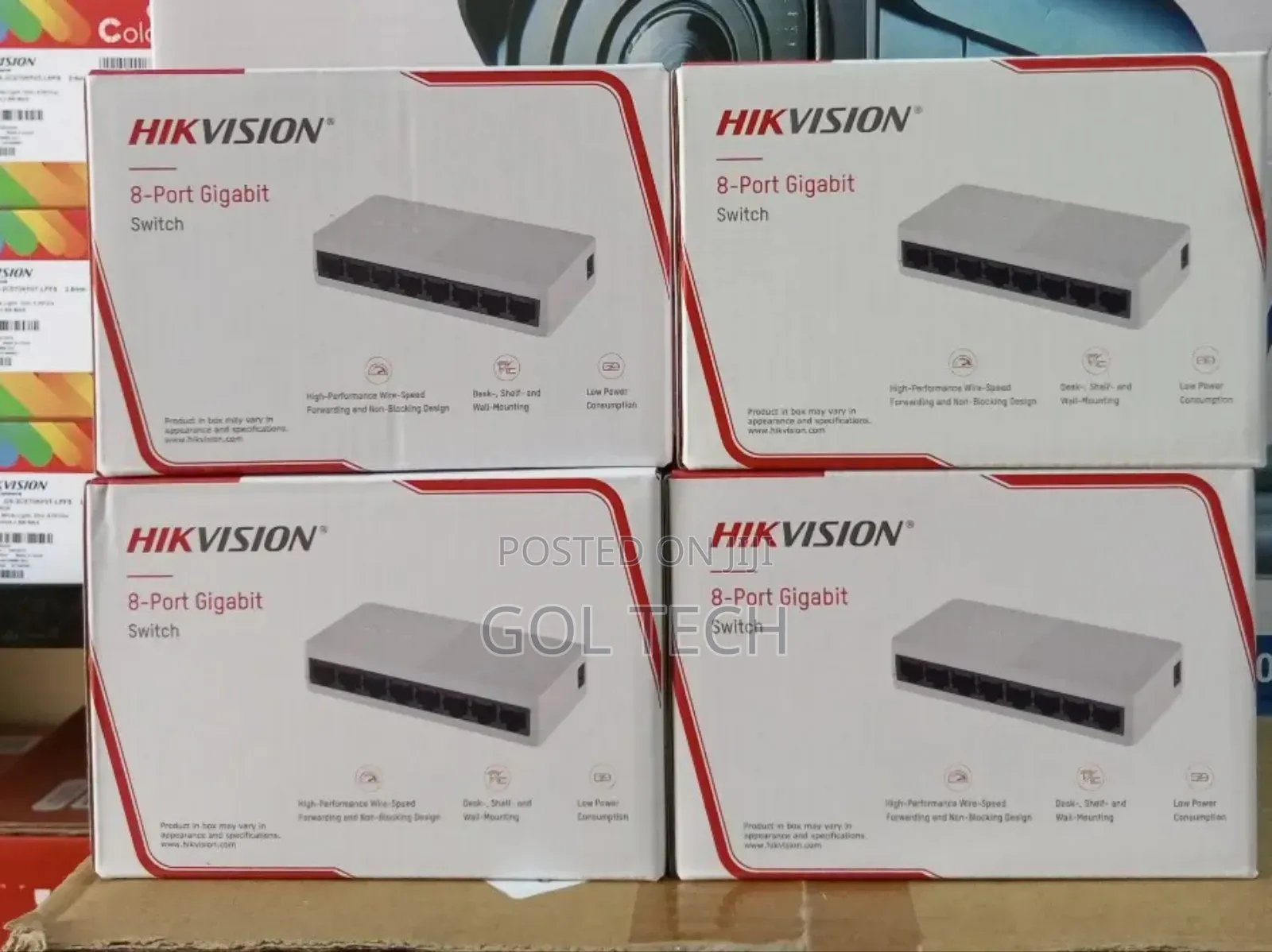 8port Gigabit Desktop Switch Hikvision Ds-3e0608d-O