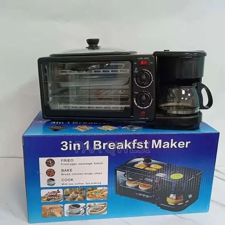 Silver Crest 3 in 1 Breakfast 12l Maker Oven+ Fryer + Kettle