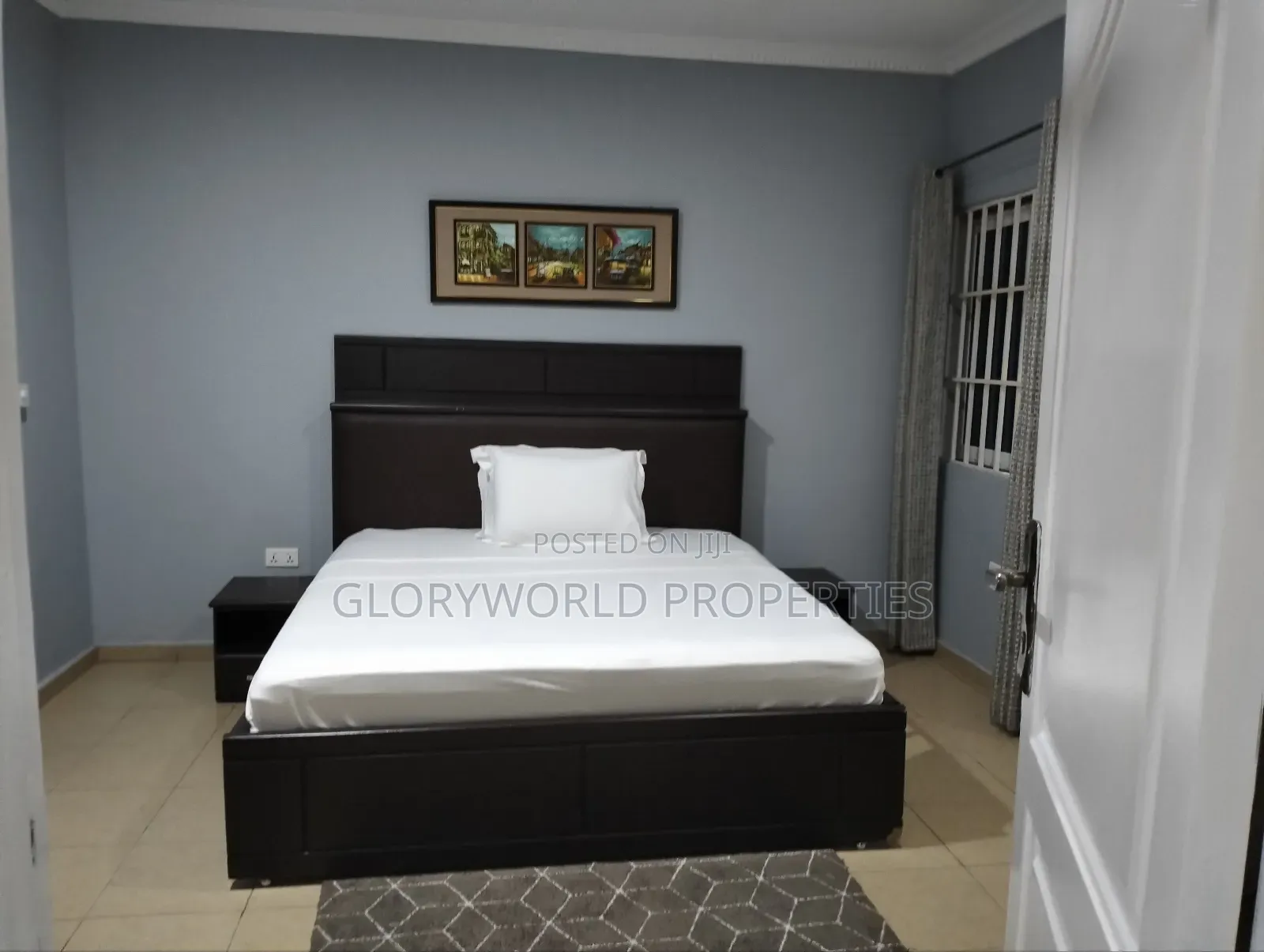 Neatly Furnished 2 Bedroom Self Compound for Rent at Spintex