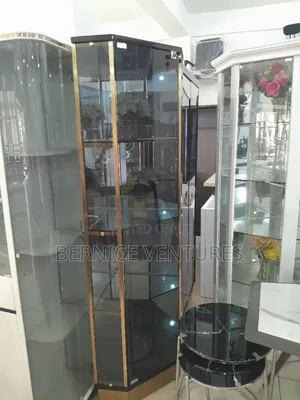 Glass Corner Bar