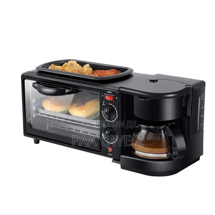 Silver Crest Breakfast Combo- Cook, Toast Brew in One Go