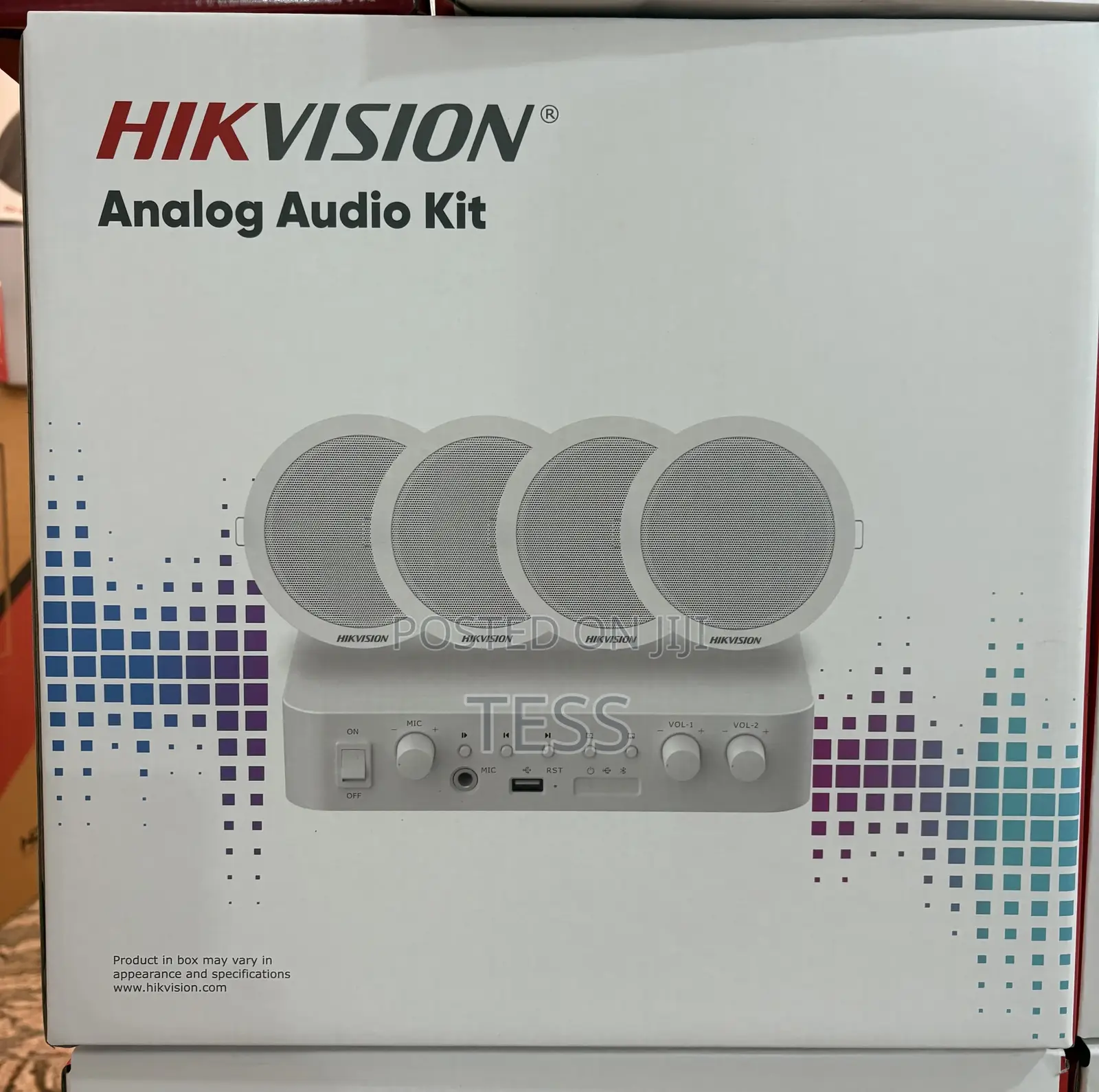 Hikvision Analog Kit+Amplifier+Ceiling Speaker Qae0ka60206-4