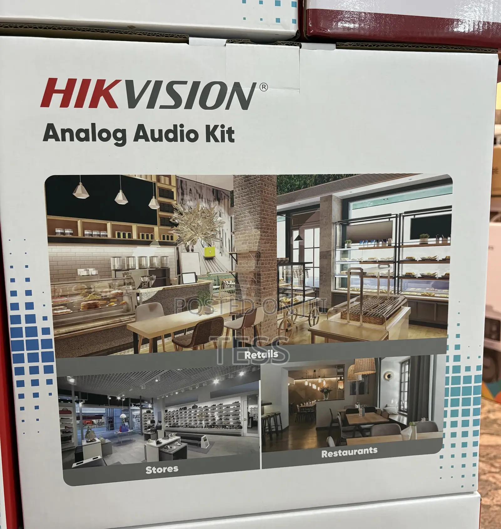 Hikvision Analog Kit+Amplifier+Ceiling Speaker Qae0ka60206-4
