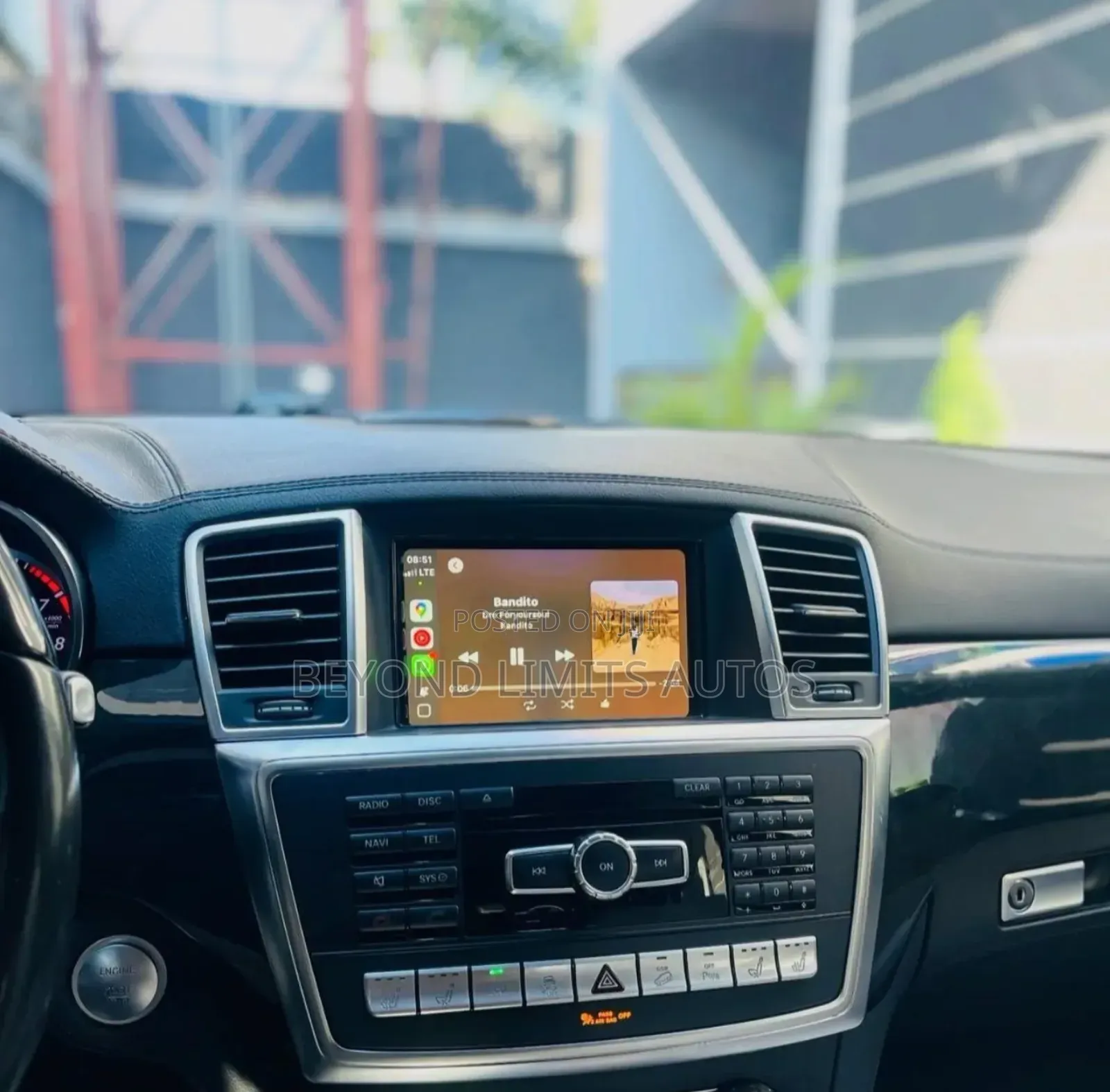 Mercedes Benz Ml 350 2015,2016,2017,2018 Apple Car Paly