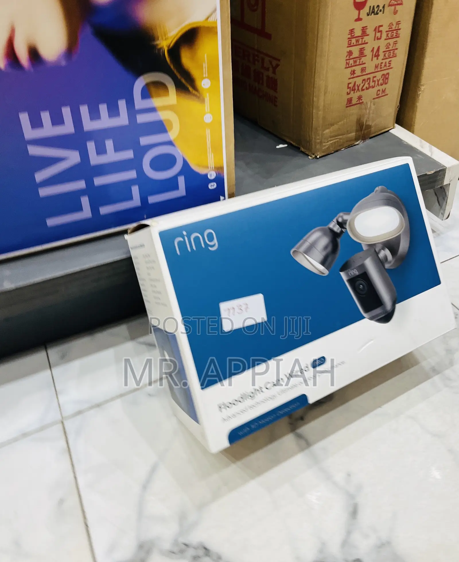 Powerful and Durable Ring Floodlight Camera Wired Pro.