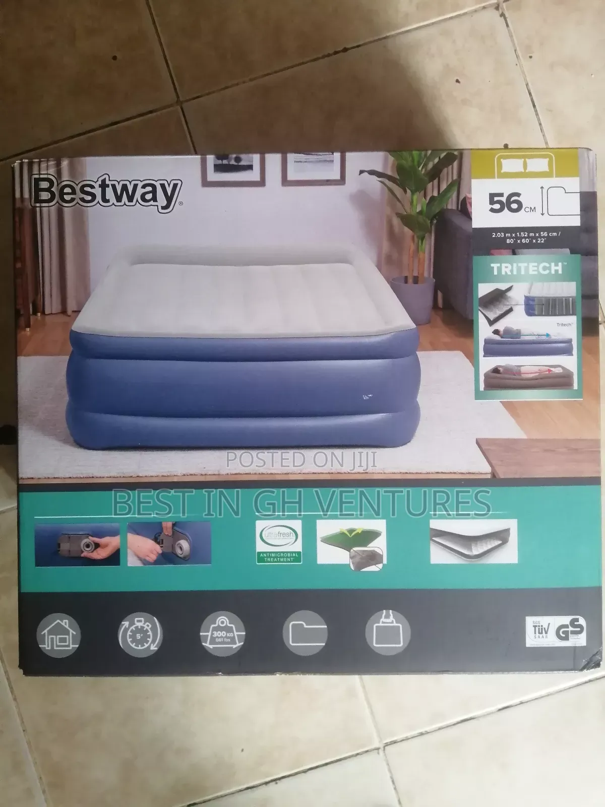 22 Inches Raised Airbed