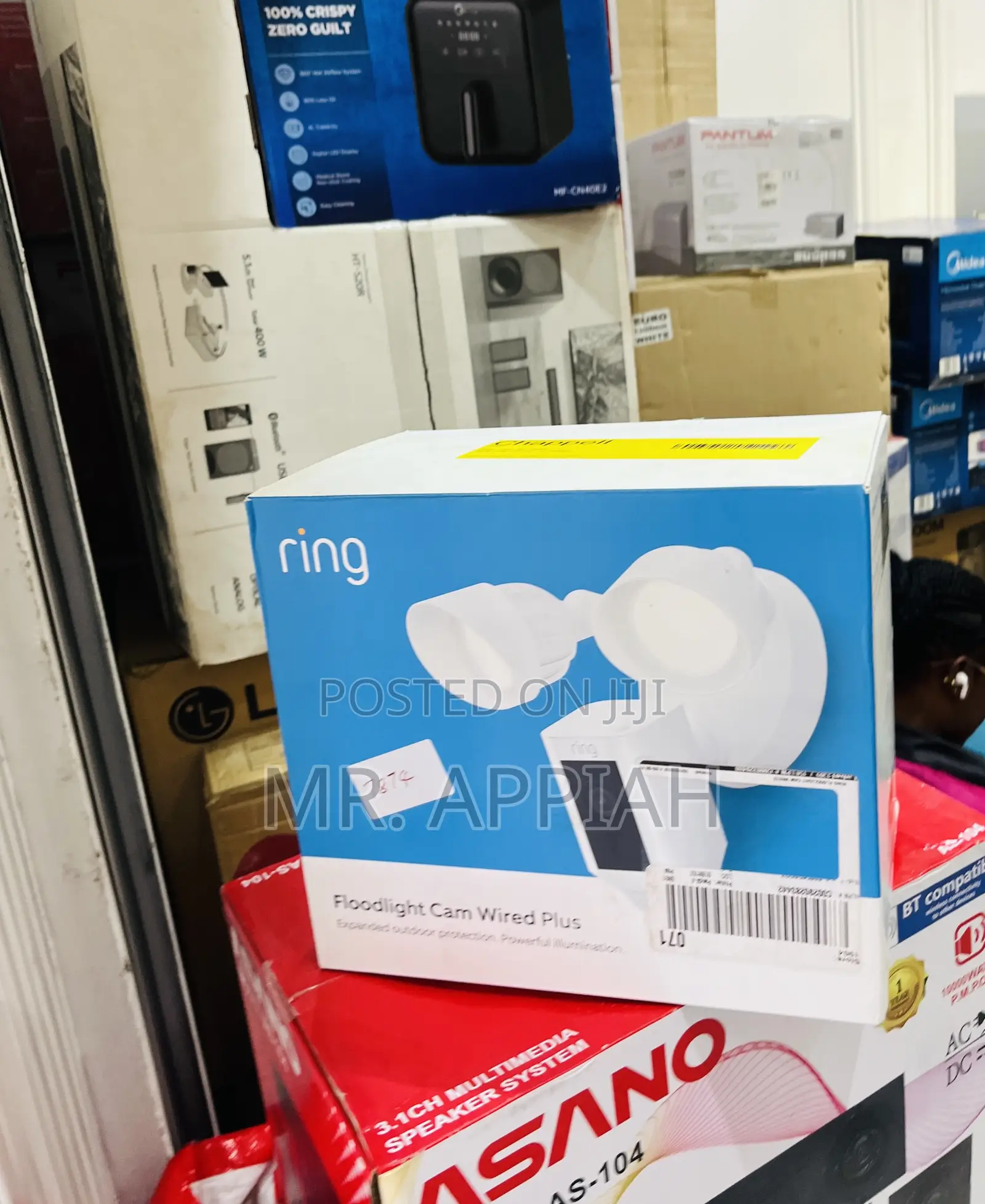 Awesome Ring Floodlights Security Cam Wired Plus(White)