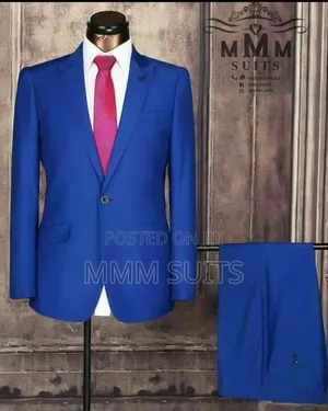Quality Official 2-Piece Men Suit in Royal Blue