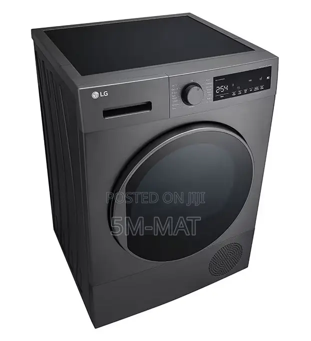 Lg 8kg Heat Pump Dryer| Dark Silver, Elegant Design,