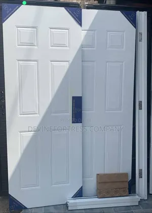 Quality Executive Wooden Metal Doors White 6 Pannel [[]]
