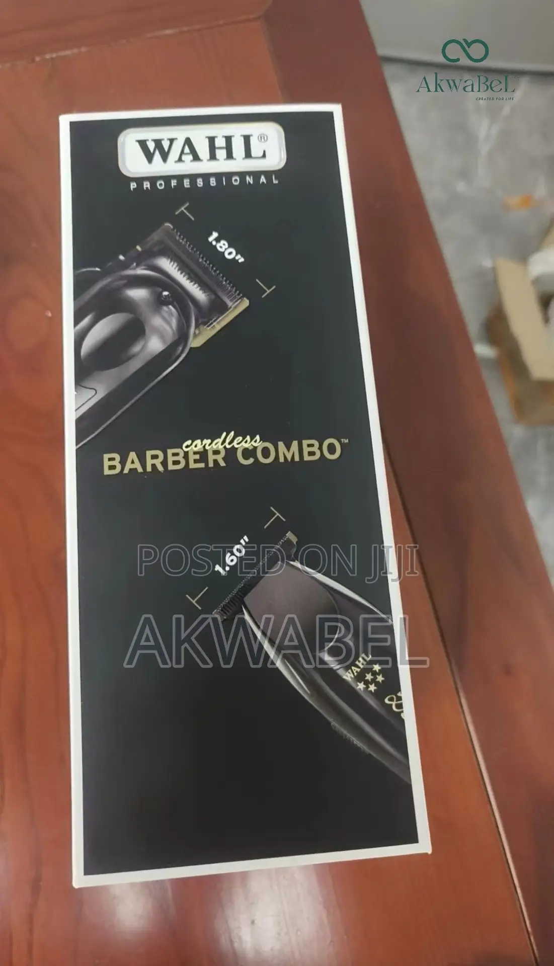 Wahl Cordless Barber Combo Black Magic Clamp Detail Trimmer