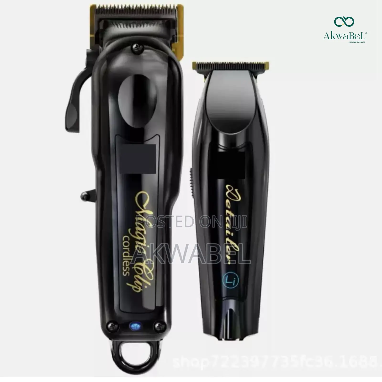 Wahl Cordless Barber Combo Black Magic Clamp Detail Trimmer