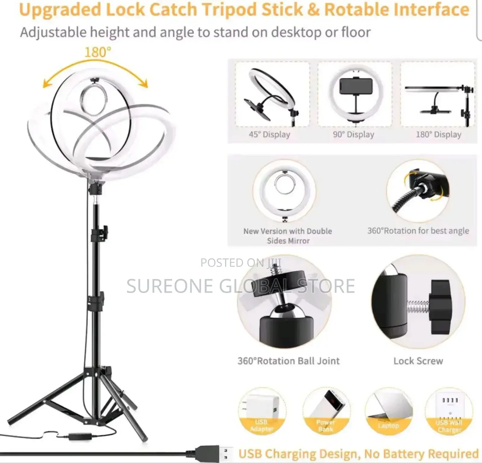 Led Selfie Ring Lighting Photographic