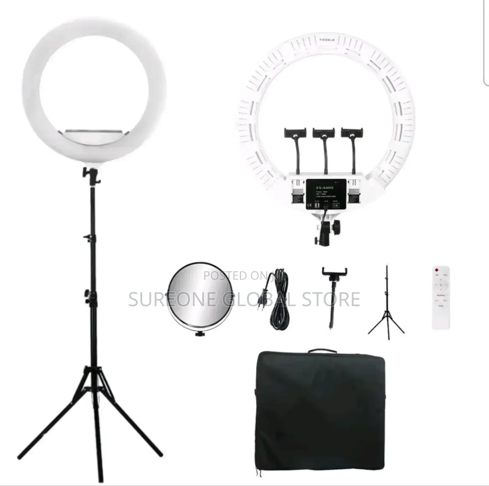 18 Inches Brighter Ring Lighting With Standing