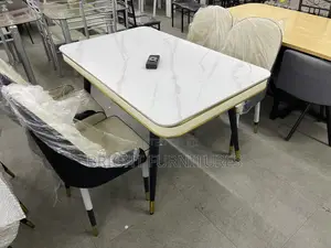 4 Seater Quality Marble Top Dining Table