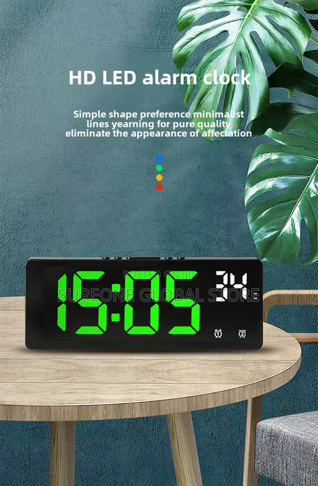 Voice Control Digital Alarm Clock