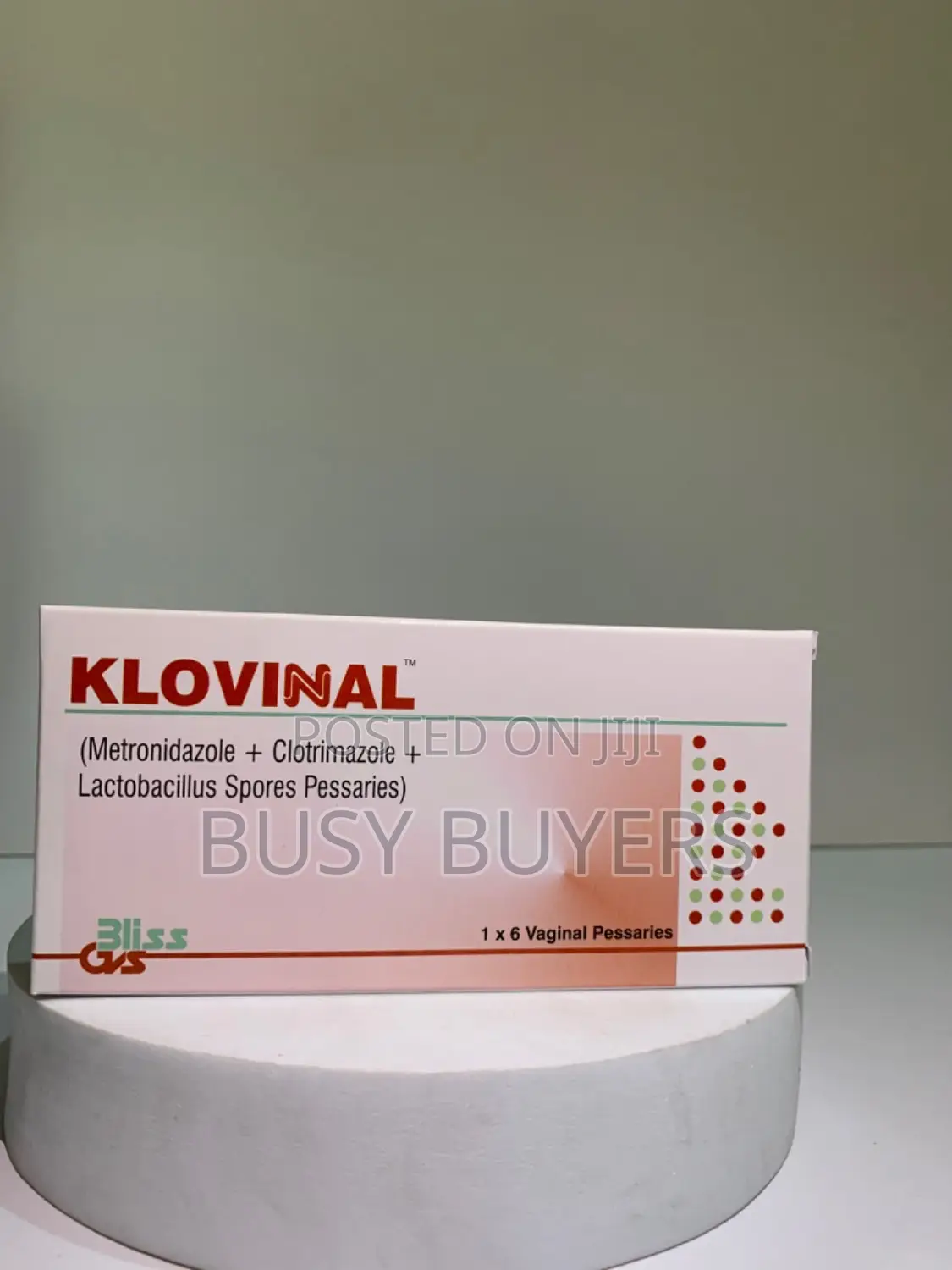 Klovinal (Metronidazole + Clotrimazole +