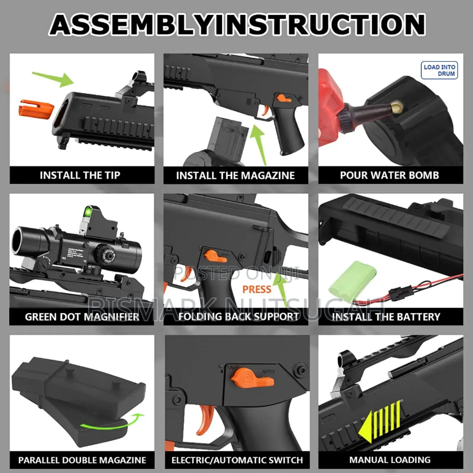 Electric Toy Gel Ball Blaster Gun