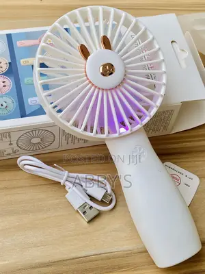 Natural Cooling Handheld Usb Rechargeable Lighting Fan