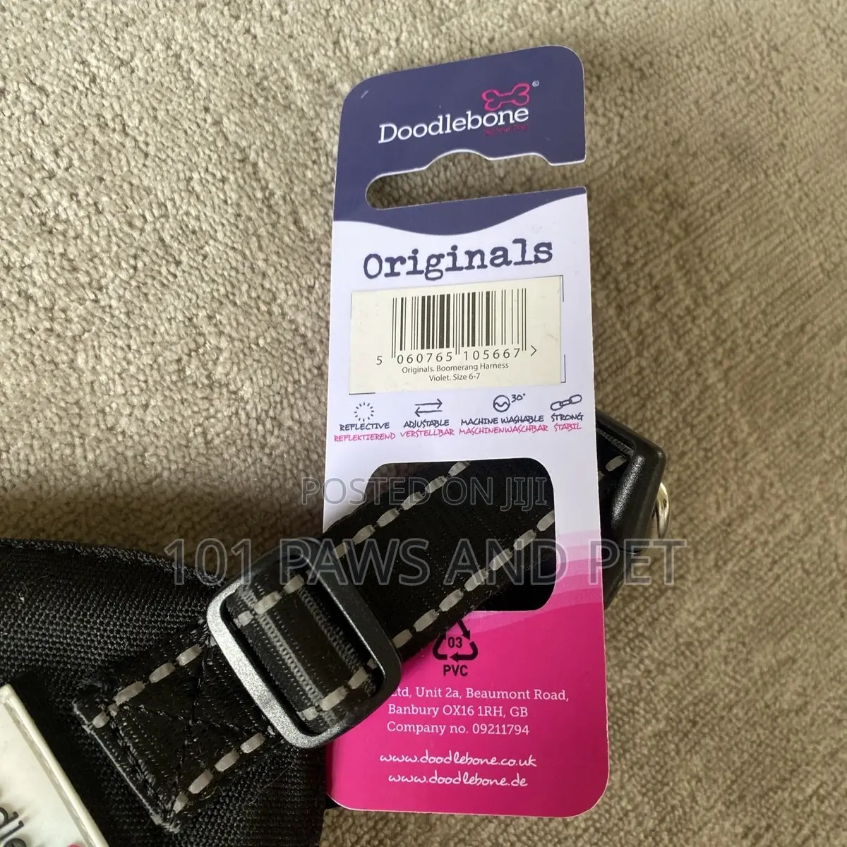 Doodlebone Originals Boomerang Pet Harness