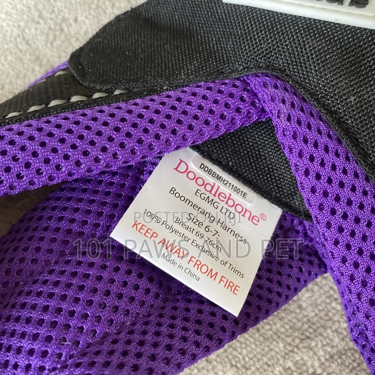 Doodlebone Originals Boomerang Pet Harness