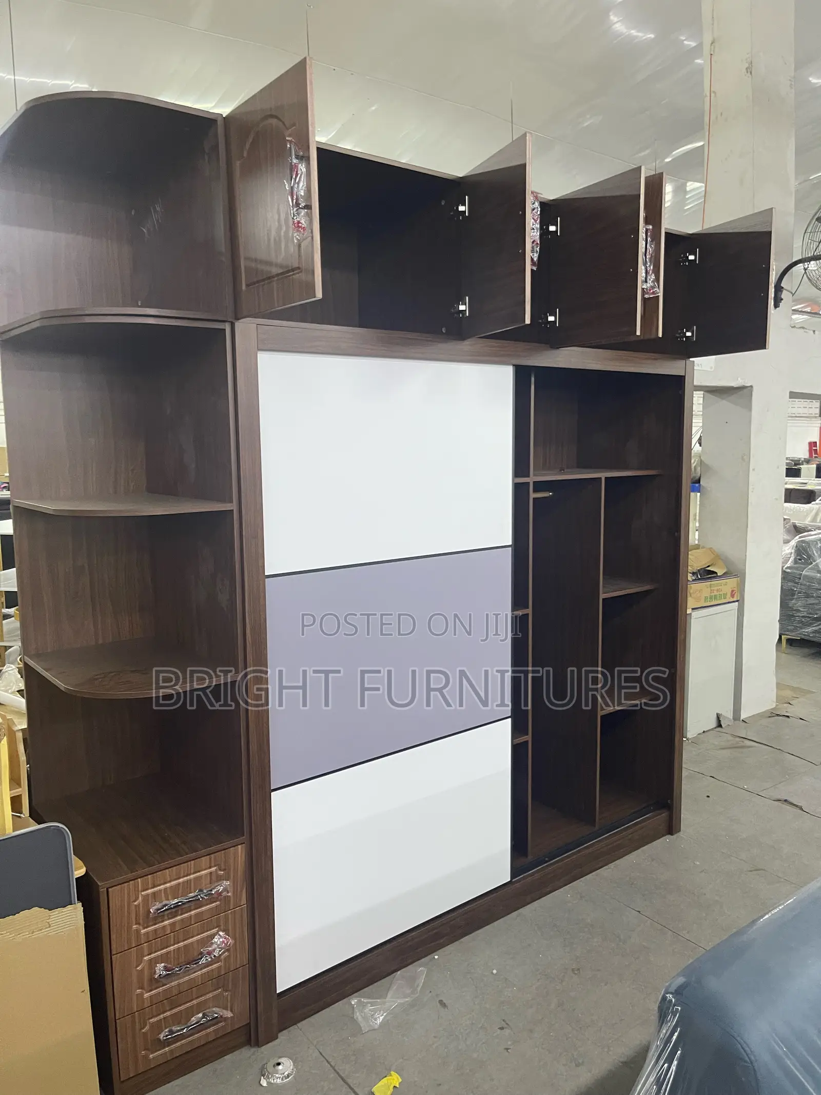 Imported High Quality 6 Doors Sliding Door Wardrobe