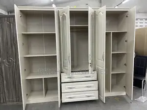 Foreign 6 Doors Wardrobe With Mirror and Drawers