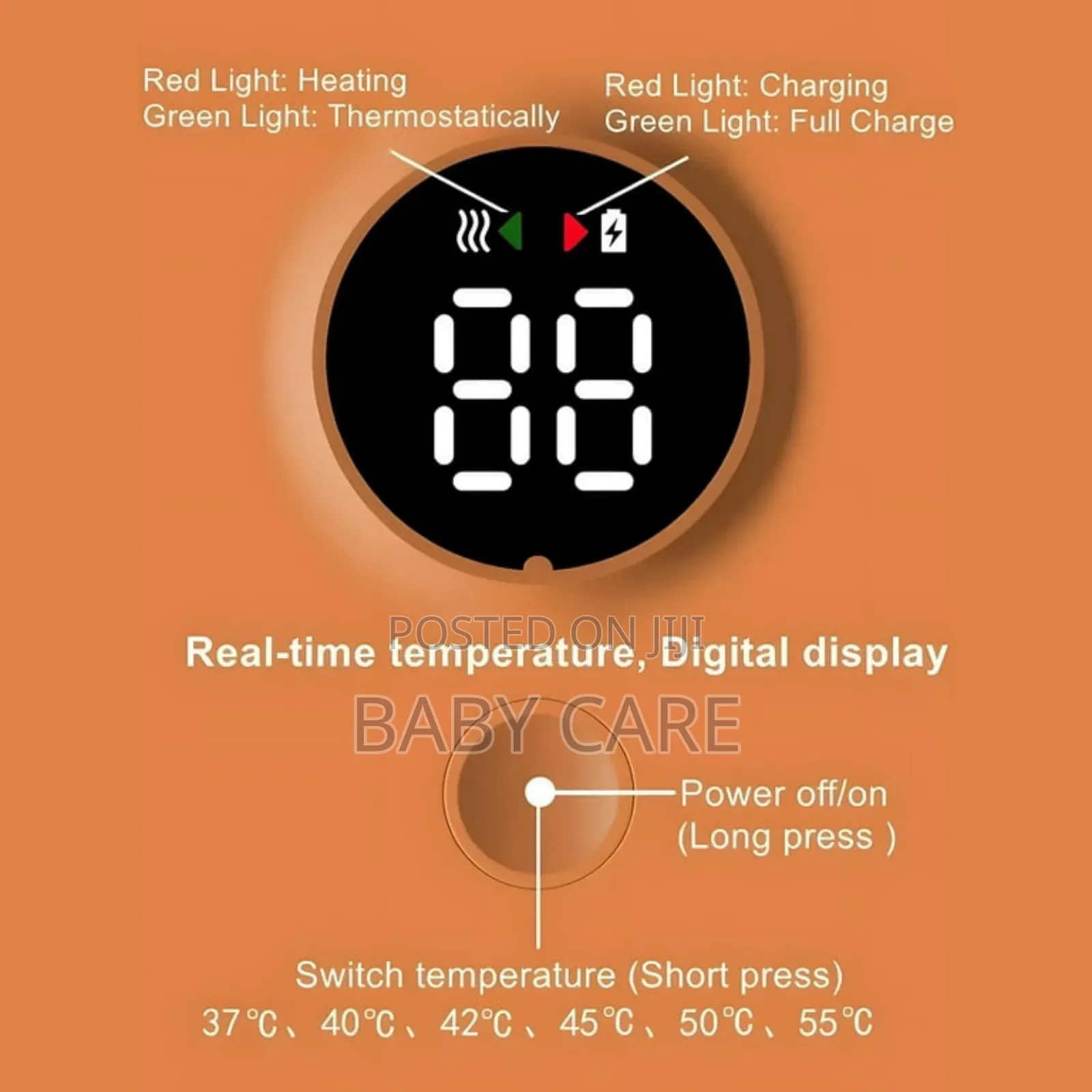 Rechargeable Bottle Warmer for Travel Rapid Warming