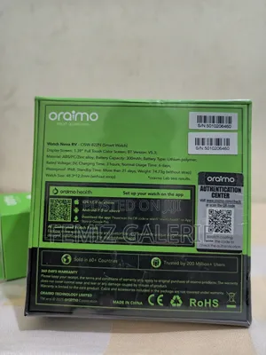 Oraimo Watch Nova Rv 1.39" Hd Video Faces Support