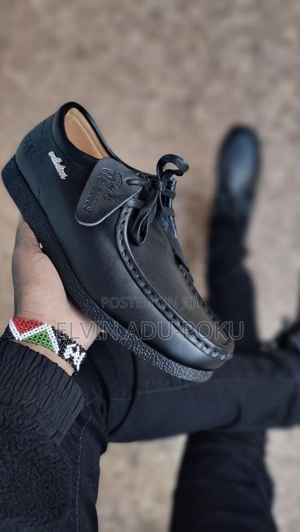 Clarks Originals Wallabee Leather ” Black”