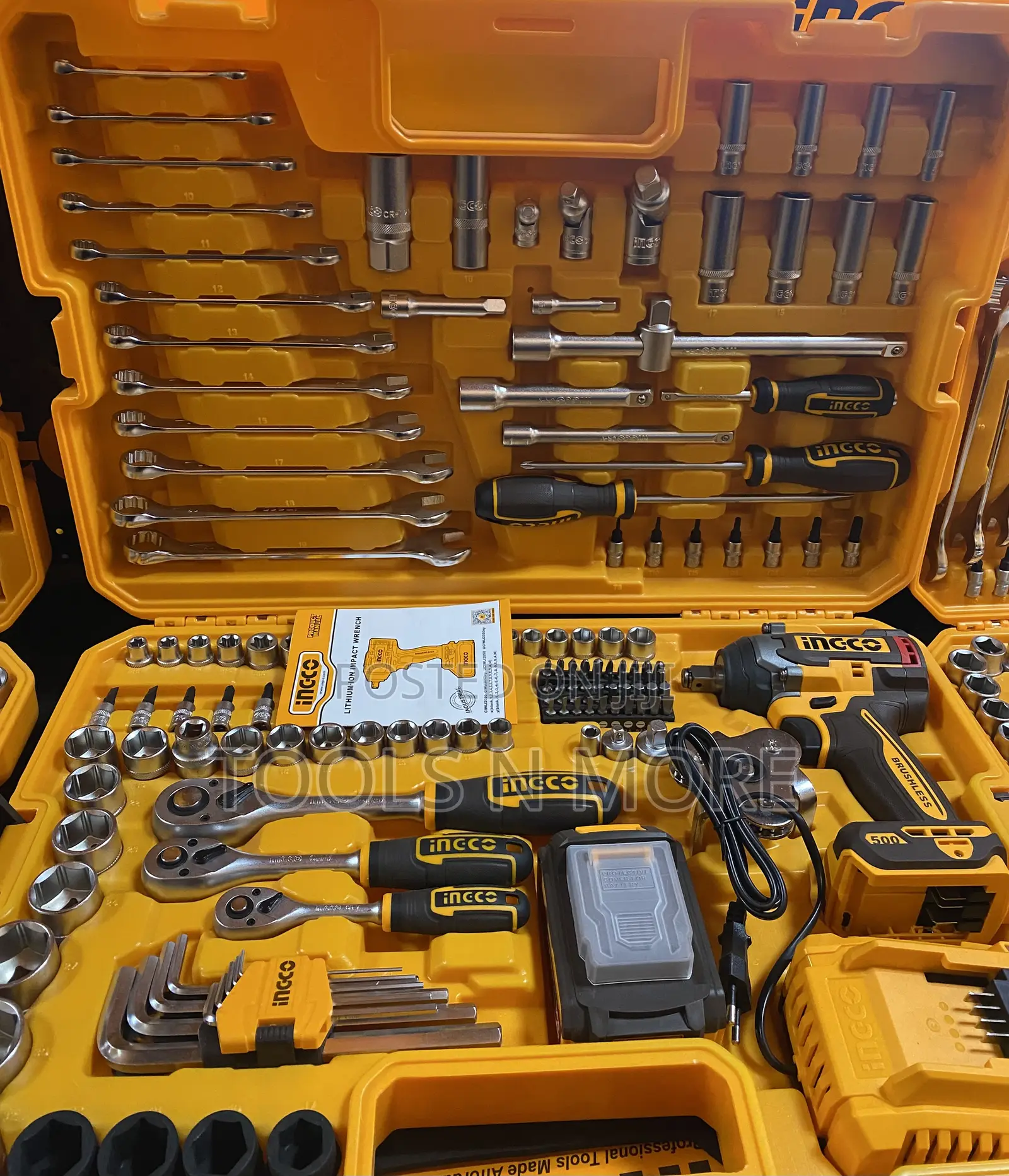 Ingco Impact Wrench and Accessory Tools (152 PCS Set)